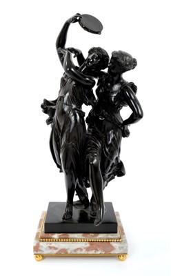 Lot 1049 - 19th century Continental bronze group