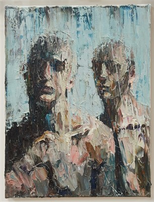 Lot 1397 - Carl Melegari (b.1959) oil on canvas - Bacchus, 60cm x 46cm, in glazed frame