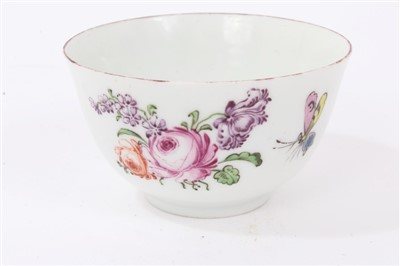 Lot 283 - 18th century Longton Hall tea bowl, circa 1755