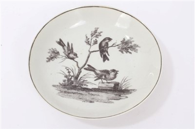 Lot 190 - 18th century Worcester tea bowl and saucer