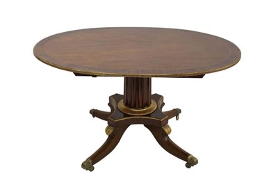 Lot 1608 - 19th century mahogany and gilt breakfast table