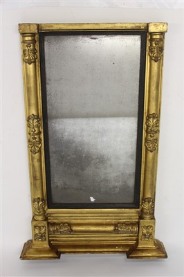 Lot 1611 - George IV giltwood pier mirror