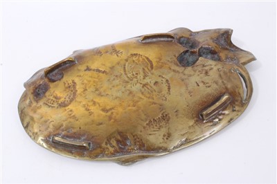 Lot 866 - Albert Marionnet (1852-1910) late 19th century French Bronze vide poche dish