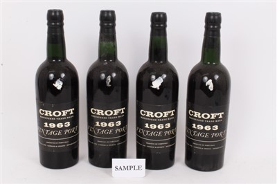 Lot 778 - Port - eleven bottles, Croft 1963