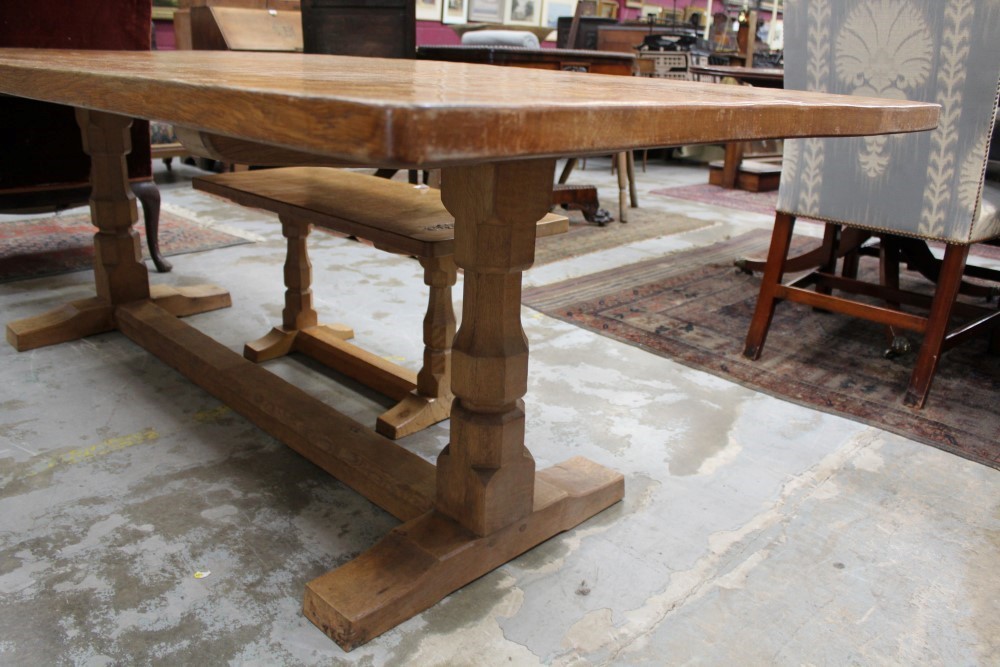 Lot 1648 - Impressive Robert ‘Mouseman’ Thompson oak