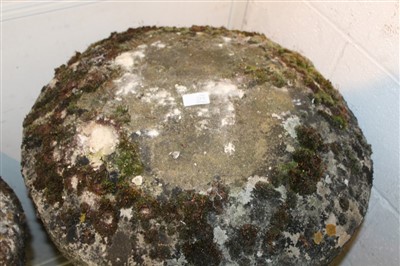 Lot 1665 - Two antique staddle stones