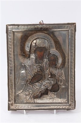 Lot 703 - 19th century Russian icon