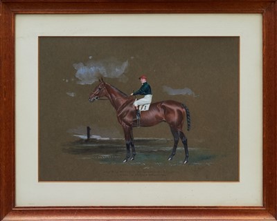 Lot 912 - John Beer (c.1860-1930) watercolour and gouache - The 1912 Grand National Winner, ‘Jerry M’...