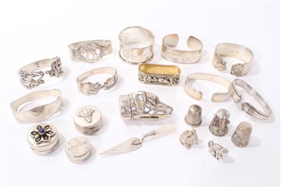 Lot 268 - Selection of miscellaneous silver