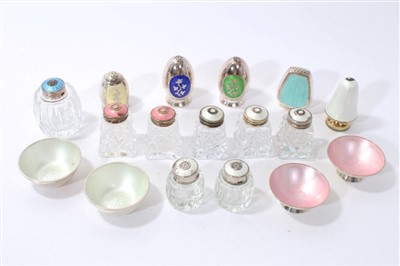 Lot 264 - Selection of Danish enamelled silver
