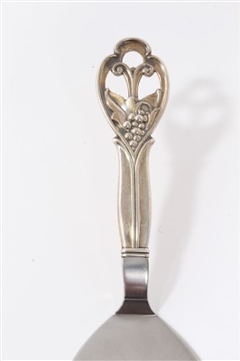 Lot 272 - Selection of Scandinavian silver serving spoons