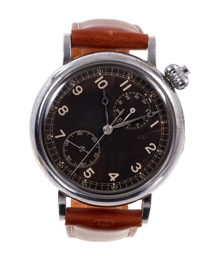 Lot 601 Rare Longines Avigation U.S. Hack wristwatch