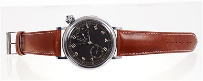 Lot 601 - Rare Longines Avigation U.S. Hack wristwatch