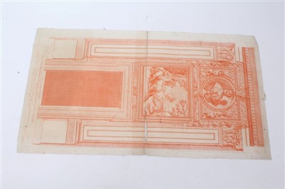 Lot 1079 - Pietro Aquila (1650-1692) two engravings printed in red