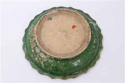 Lot 122 - Chinese Tang pottery dish, circa 618 - 907 AD