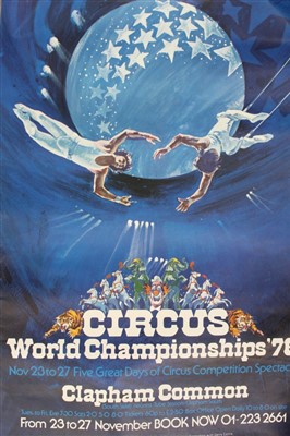 Lot 2420 - Circus Posters Various International Circuses including Moscow State, Circo Americano, Orfei, Italian, Hungarian etc.