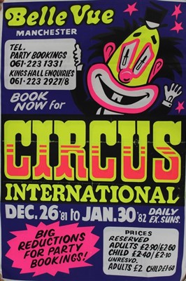 Lot 2421 - Circus Posters Selection of 1970's and later posters, various circuses.