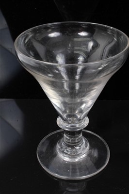 Lot 79 - Group of four 19th century glass rummers and a glass tumbler