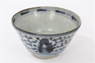 Lot 125 - Late Ming Chinese blue-grey pottery bowl