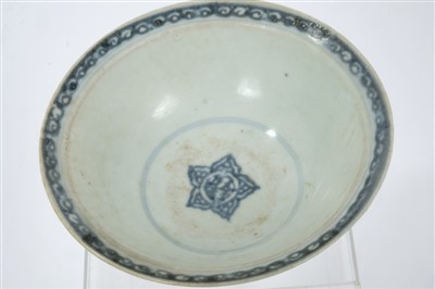 Lot 176 - Late Ming Chinese blue and white bowl