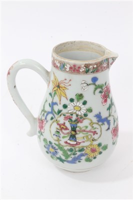 Lot 178 - 18th century Chinese famille rose sparrow-beak jug and other early Chinese ceramics