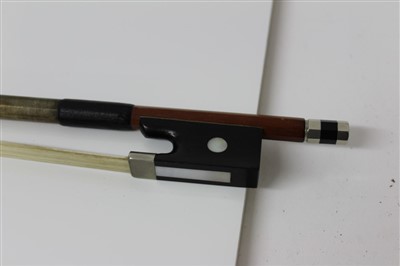 Lot 3511 - Heinrich Schwarz- Leipzig 1894-Full size violin in case with bow