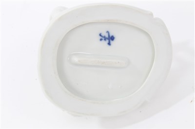 Lot 73 - 19th century Furstenberg white glazed porcelain group