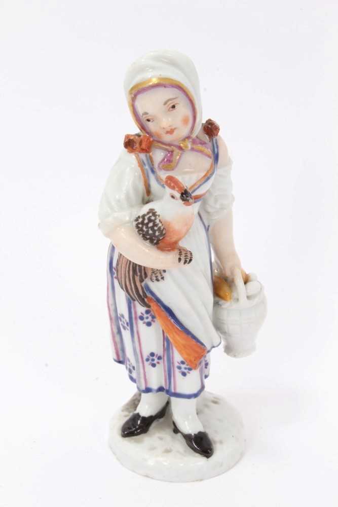 Lot 156 - 18th century Zurich figure of a girl