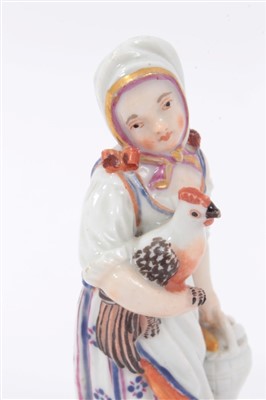 Lot 156 - 18th century Zurich figure of a girl