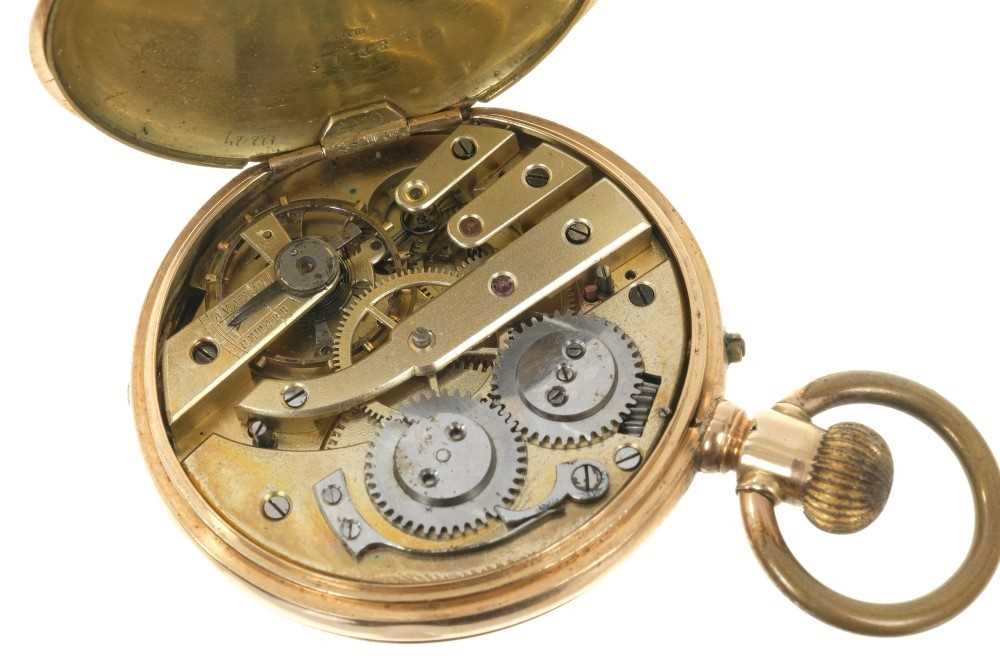 Lot 575 Swiss full hunter pocket watch