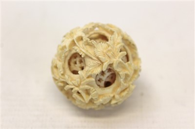 Lot 3555 - Ivory concentric ball
