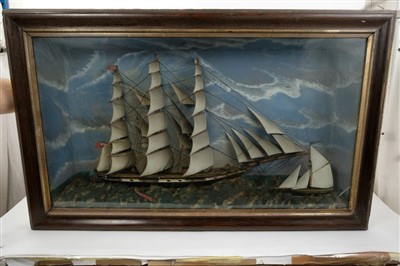 Lot 798 - 19th Century American ship diorama - James Griffiths