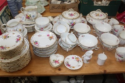 Lot 2133 - Service of Crown Derby Porcelain-floral pattern, Approximately 116 pieces