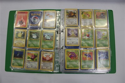 Lot 2538 - One album containing a collection of Pokemon cards