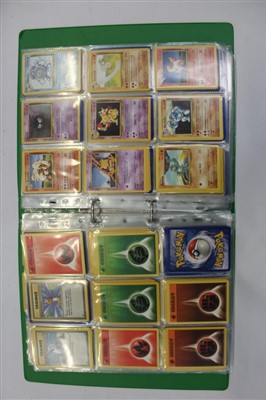 Lot 2538 - One album containing a collection of Pokemon cards