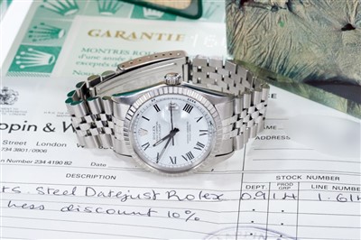 Lot 550 - Gentlemen’s Rolex Oyster stainless steel wristwatch with box and papers