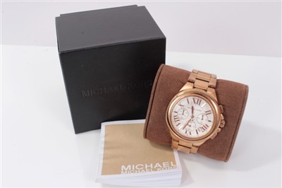 Lot 3235 - Michael Kors Wristwatch in box