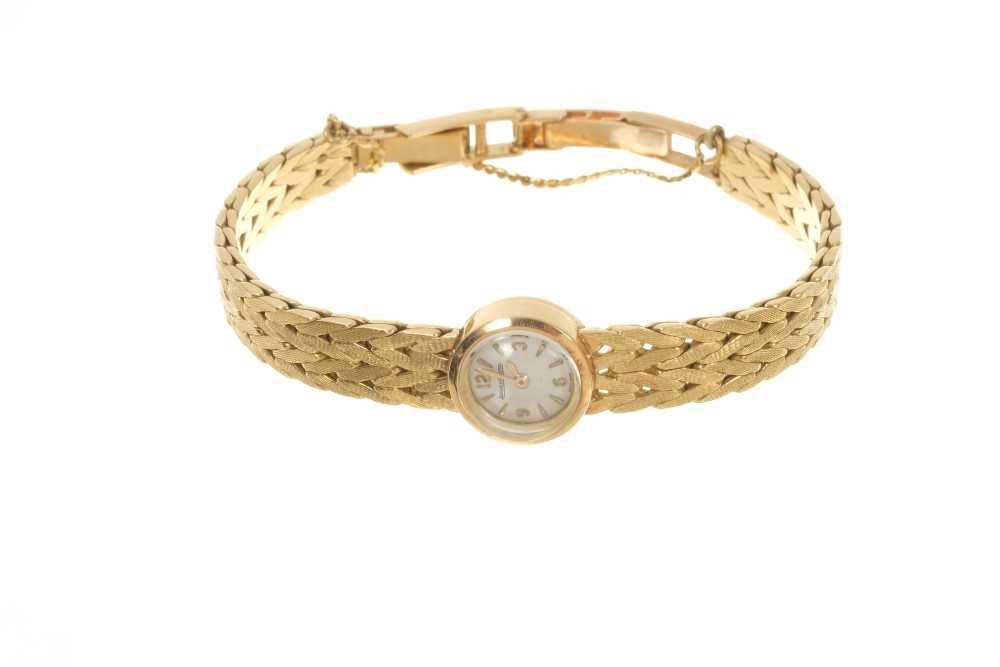 Lot 568 Ladies Jaeger LeCoultre 18ct gold bracelet