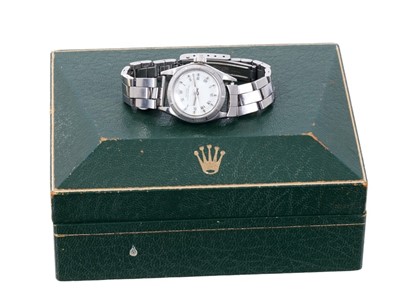 Lot 552 - Ladies Rolex Oyster Perpetual stainless steel wristwatch, circa 1974