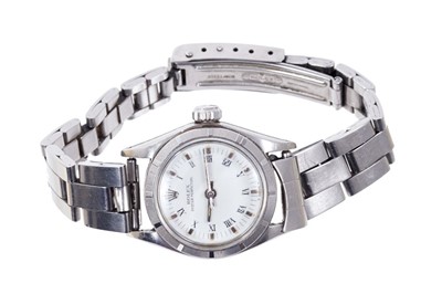 Lot 552 - Ladies Rolex Oyster Perpetual stainless steel wristwatch, circa 1974