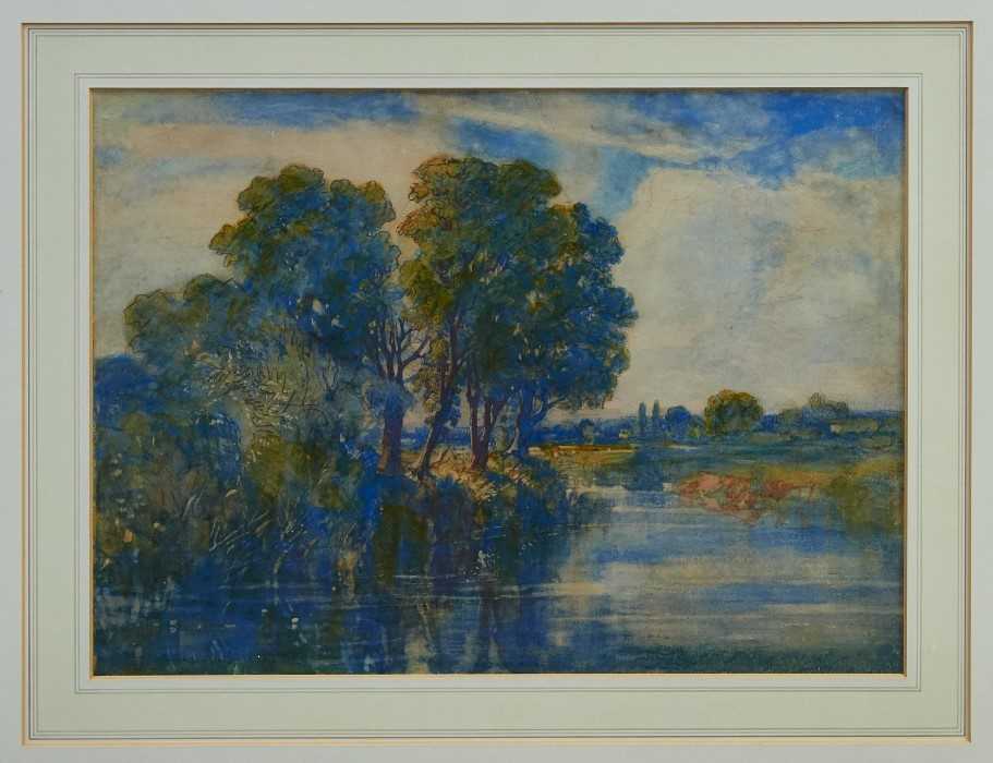 Lot 1039 - John Joseph Cotman watercolour River landscape