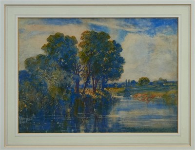 Lot 1039 - John Joseph Cotman watercolour River landscape