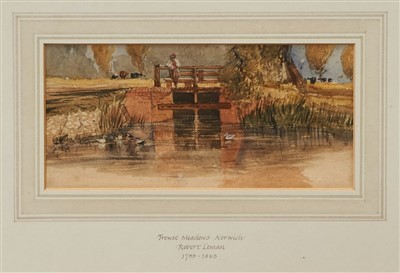 Lot 1033 - Robert Lemen (1799-1863) watercolour - Trowse