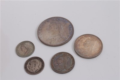 Lot 36 - G.B. mixed silver coinage