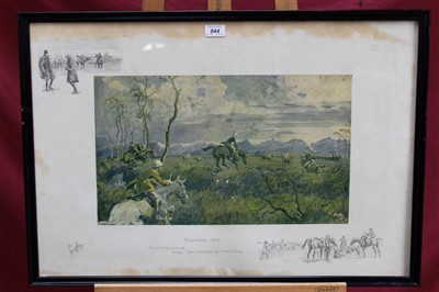 Lot 944 - Pair of signed Snaffles prints - The Panee and Peshawar Vale