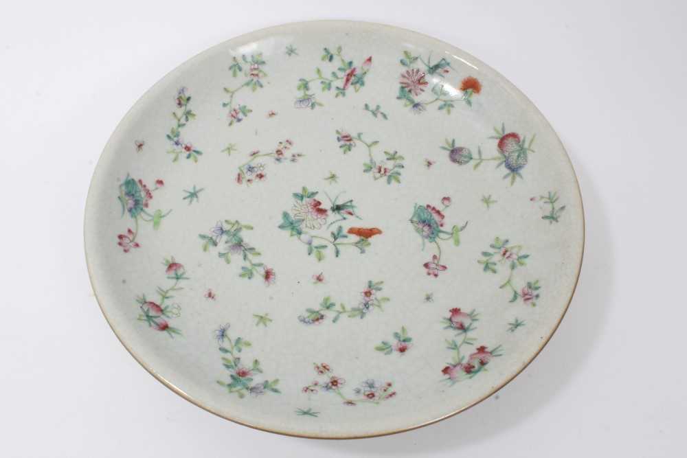 Lot 58 - Chinese Qing period porcelain dish