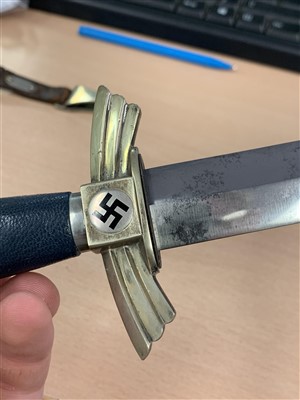 Lot 806 - Second World War Nazi DLV / NSFK flyers Knife