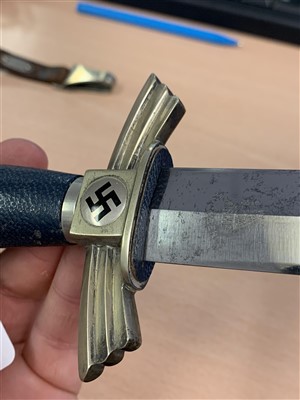 Lot 806 - Second World War Nazi DLV / NSFK flyers Knife