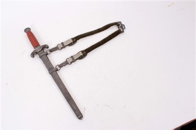 Lot 814 - Second World War Nazi Wehrmacht Dress Dagger with polished steel blade by F.W. Holler