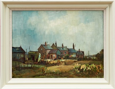 Lot 1113 - Michael Coates oil Norfolk Cottages